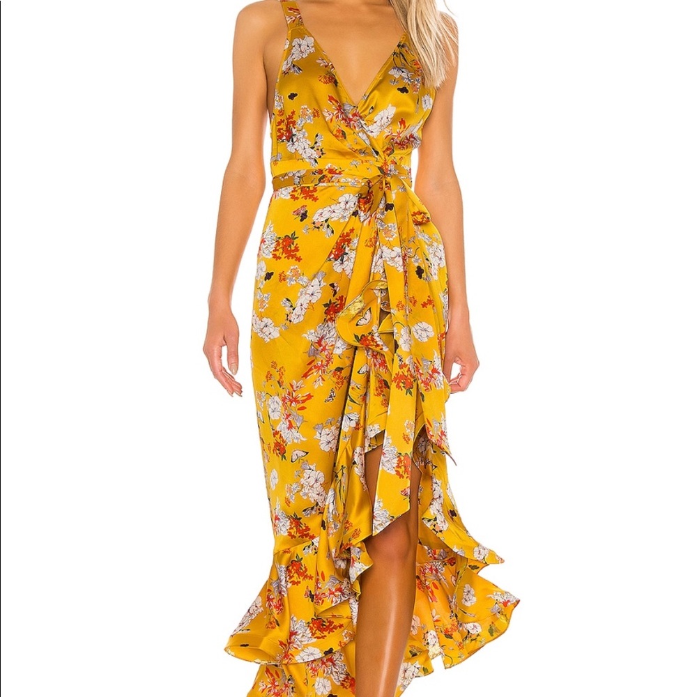 Narciss silk blend floral dress